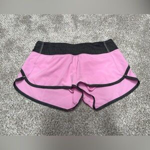 Lululemon Vintage Pink Heathered grey speed short